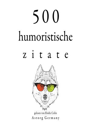 cover image of 500 humoristische Zitate
